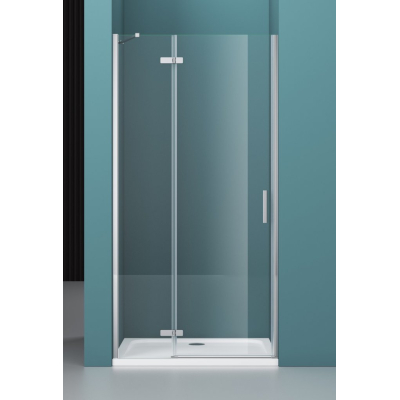 Душевая дверь BELBAGNO KRAFT-B-12-60/40-C-Cr-R. Фото